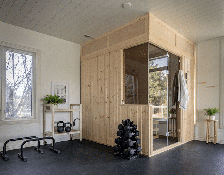 At-home 2 person sauna plans