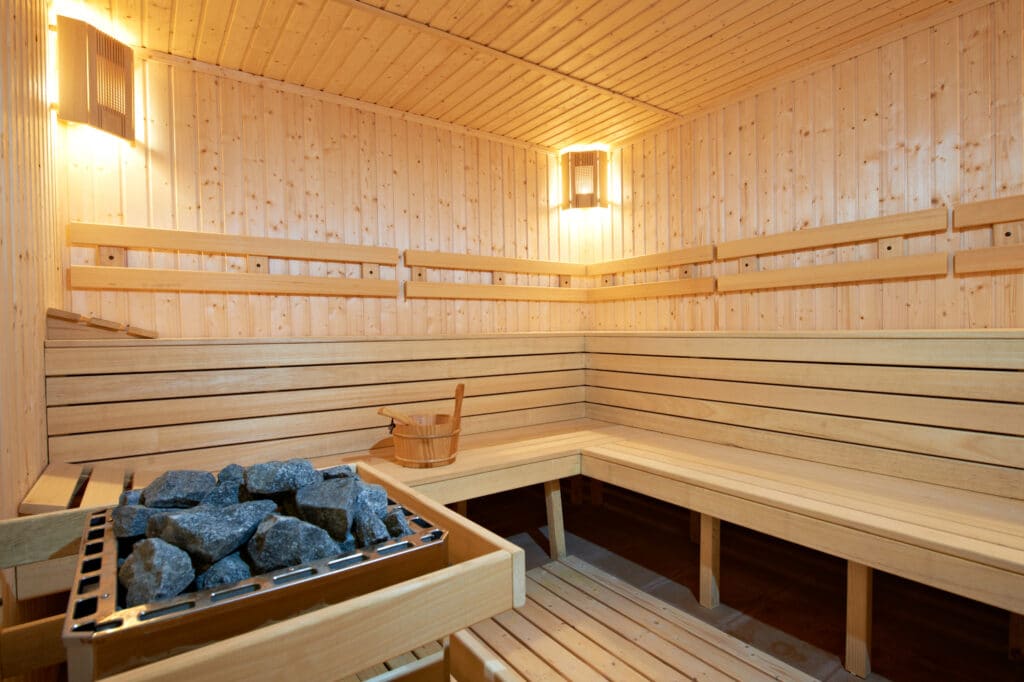 Sauna that works with dry heat